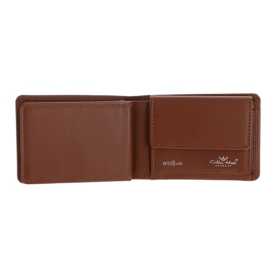 Golden Head Polo Geldbörse RFID Schutz Leder 10 cm