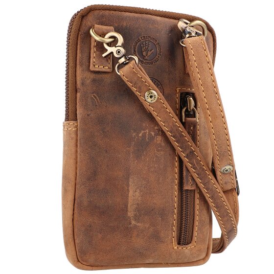 Greenburry Vintage Umhängetasche Leder 11 cm