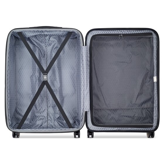 Delsey Paris Air Armour 4 Rollen Trolley 77 cm mit Dehnfalte