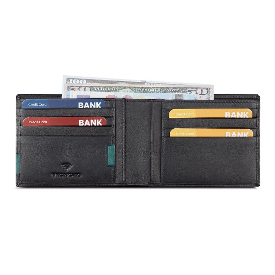 Roncato Monaco Geldbörse RFID Schutz Leder 12 cm