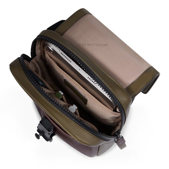 Piquadro Harper Mini Bag Umhängetasche Leder 17 cm