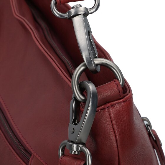 Jack Kinsky Schultertasche Leder 33 cm