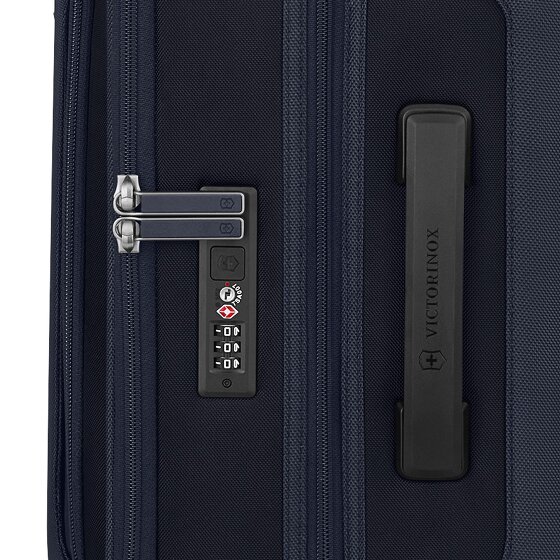 Victorinox Werks Traveler 7.0 4 Rollen Kabinentrolley 55 cm Laptopfach mit Dehnfalte