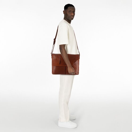 Greenburry Vintage Aktentaschen Messenger Leder 40 cm Laptopfach