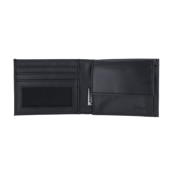 oxmox Leather Geldbörse RFID Schutz Leder 11 cm