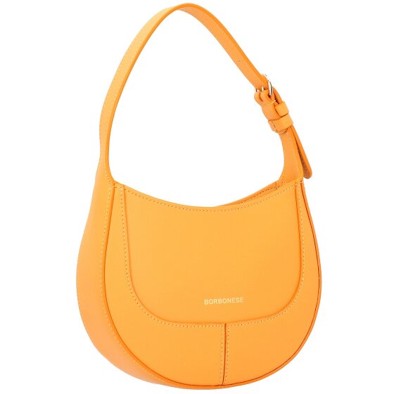BORBONESE Schultertasche Leder 15 cm
