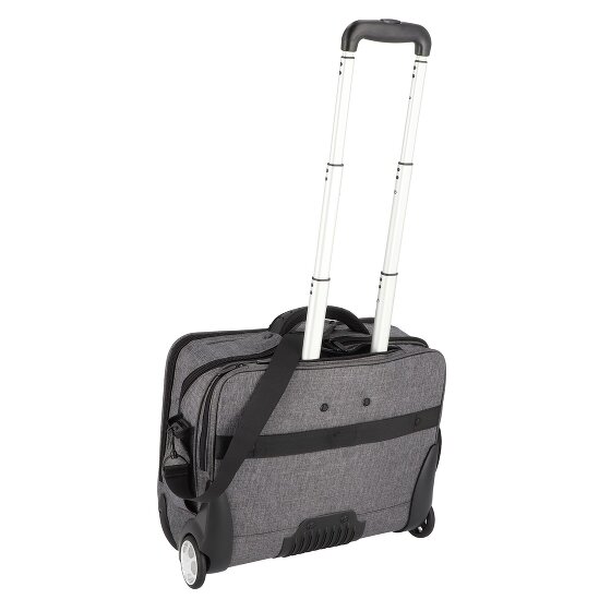 Dermata 2 Rollen Businesstrolley 44 cm Laptopfach