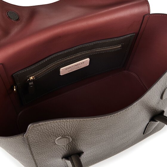Coccinelle Double Beat Schultertasche Leder 31 cm