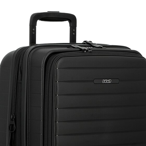 Jump Striper 4 Rollen Kabinentrolley 55 cm mit Dehnfalte