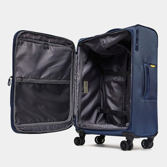 Mandarina Duck Zephyr 4 Rollen Trolley M 67 cm mit Dehnfalte