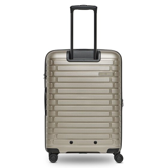 Pactastic Collection 04 THE MEDIUM + 4 Rollen Trolley M 66 cm mit Dehnfalte