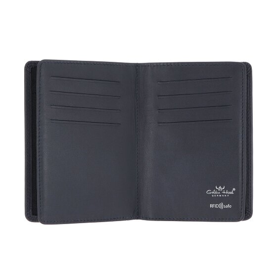 Golden Head Polo Ausweisetui RFID Leder 9 cm