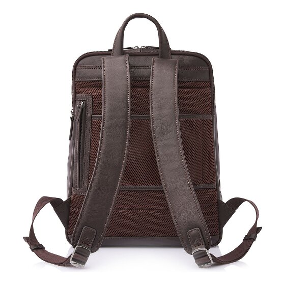 Castelijn & Beerens Daypack RFID Schutz Leder 42 cm Laptopfach