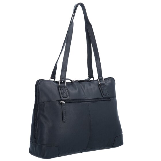 The Chesterfield Brand Wax Pull Up Schultertasche Leder 37 cm Laptopfach