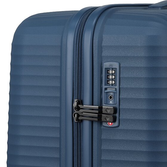 Travelite Air Stripe 4 Rollen Trolley L 77 cm