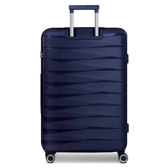 Franky London 4 Rollen Trolley L 74 cm mit Dehnfalte