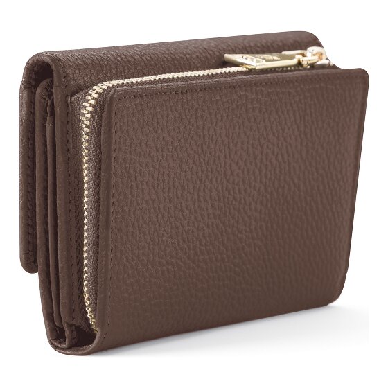 Lazarotti Bologna Leather XL Geldbörse mit Zip-Around Fach Leder 14 cm