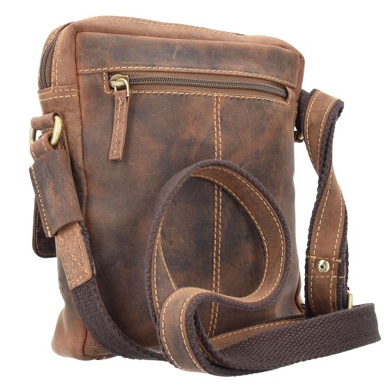 Greenburry Vintage Umhängetasche Leder 20 cm