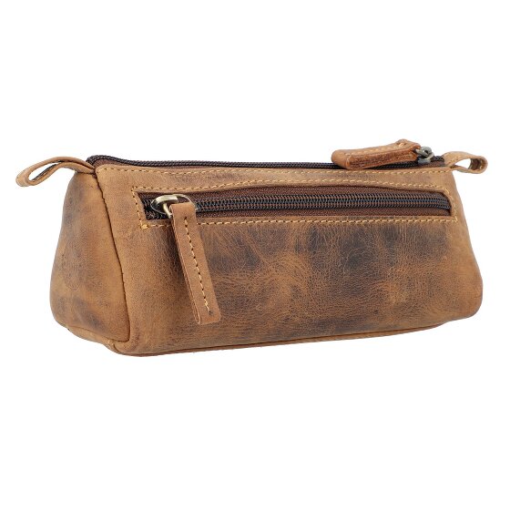 Greenburry Vintage Stifteetui Leder 19 cm