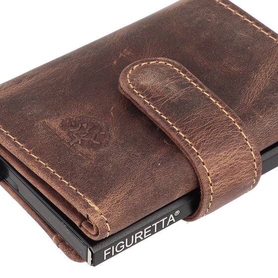 Greenburry Vintage Geldbörse RFID Schutz Leder 8 cm