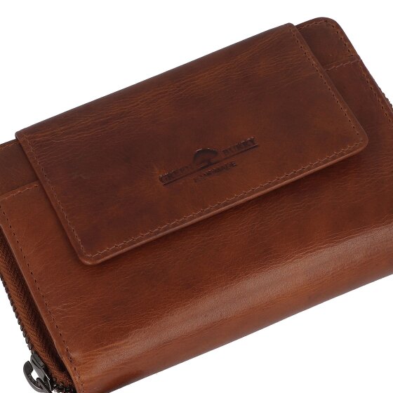 Greenburry Newport Geldbörse RFID Schutz Leder 14 cm