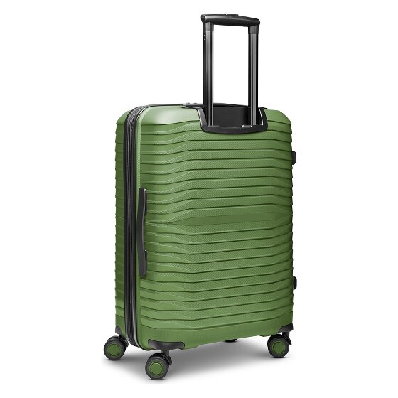 Stratic Shine 4 Rollen Trolley 66 cm mit Dehnfalte