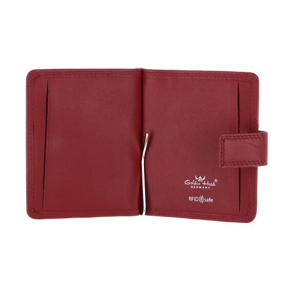 Golden Head Polo Geldbörse RFID Schutz Leder 10 cm Geldscheinklammer