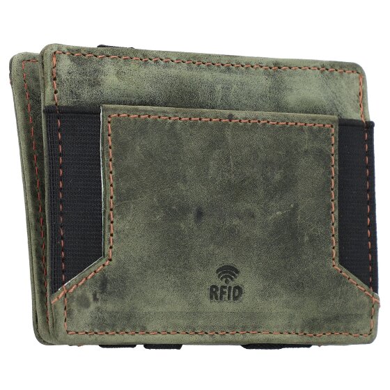 Greenburry Vintage Magic Geldbörse RFID Leder 10 cm