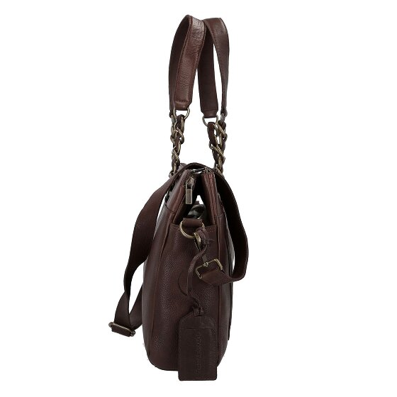 Cowboysbag Chained Barton Schultertasche Leder 40 cm
