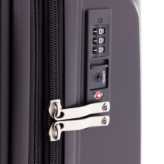 Gladiator 5000 4 Rollen Kabinentrolley 55 cm mit Dehnfalte
