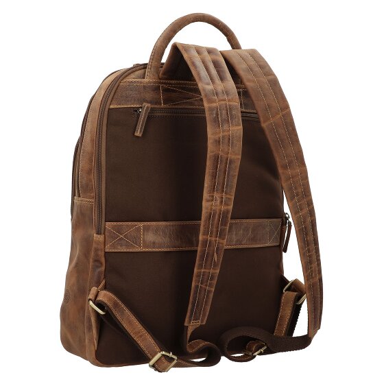 Greenburry Vintage Daypack Leder 43 cm Laptopfach