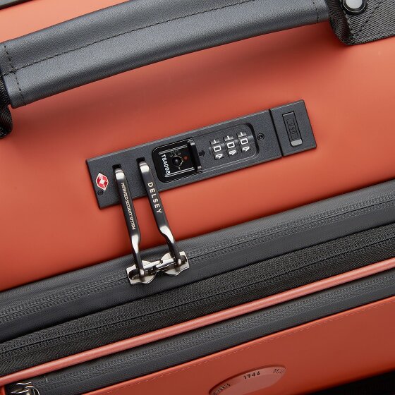 Delsey Paris Turenne Soft 4 Rollen Kabinentrolley 55 cm mit Dehnfalte