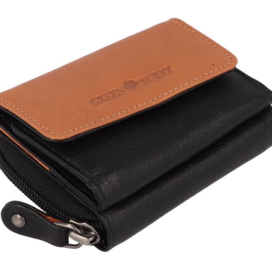 Greenburry Nappa Geldbörse RFID Schutz Leder 11 cm