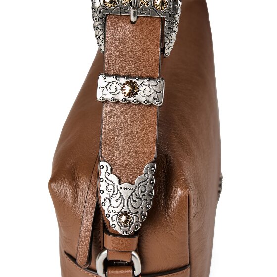PINKO Bauletto Schultertasche Leder 25 cm