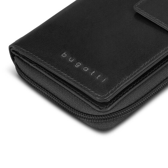 Bugatti Valencia Geldbörse RFID Schutz Leder 10 cm