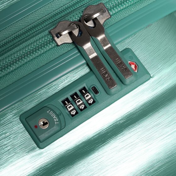 Heys Alumix 4 Rollen Trolley M 66 cm mit Dehnfalte