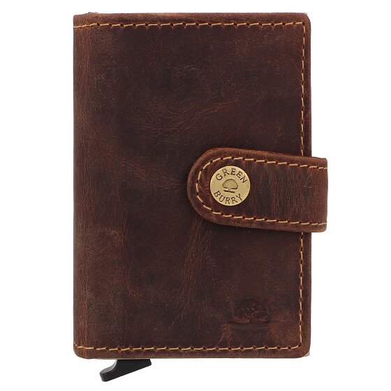 Greenburry Vintage Geldbörse RFID Schutz Leder 7.5 cm