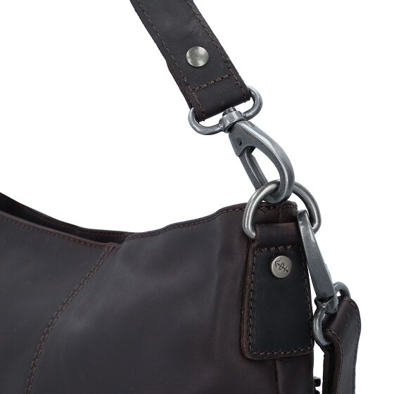 The Chesterfield Brand Wax Pull Up Schultertasche Leder 25 cm