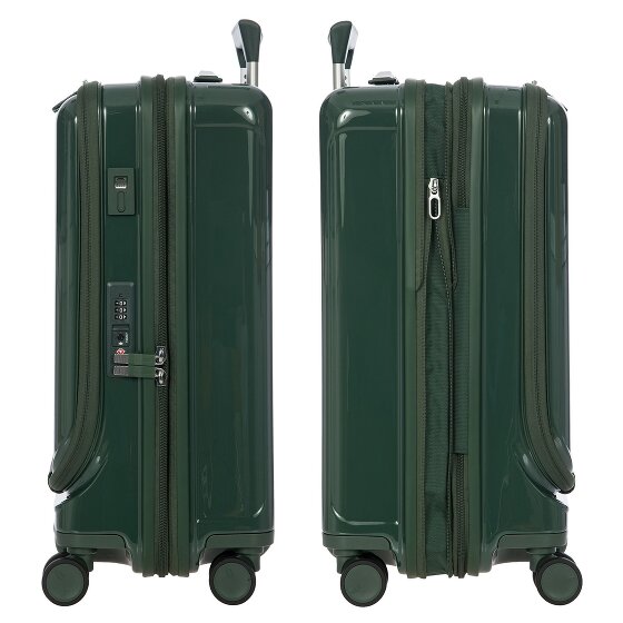 Bric's Positano 4 Rollen Kabinentrolley 55 cm mit Dehnfalte