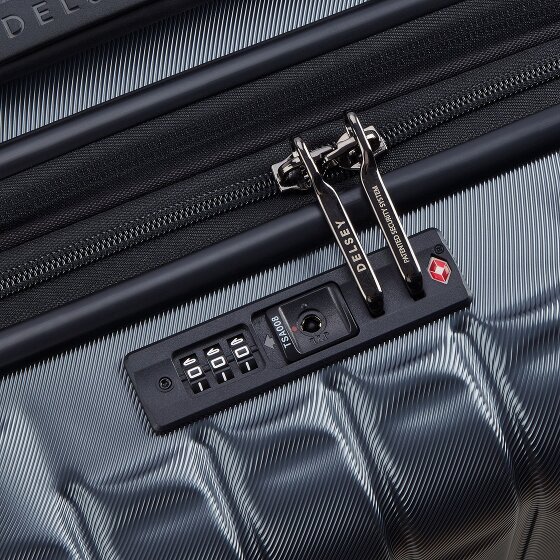 Delsey Paris Longitude 4 Rollen Kabinentrolley 55 cm mit Dehnfalte