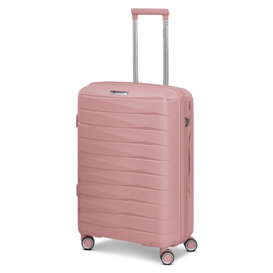 Franky London 4 Rollen Trolley M 65 cm mit Dehnfalte