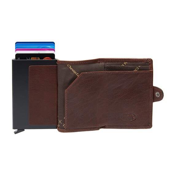 The Chesterfield Brand Albury Kreditkartenetui RFID Schutz Leder 7 cm