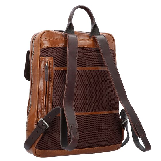 Castelijn & Beerens Rien Rucksack RFID Leder 40 cm Laptopfach