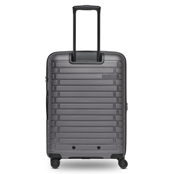 Pactastic Collection 04 THE MEDIUM + 4 Rollen Trolley M 66 cm mit Dehnfalte