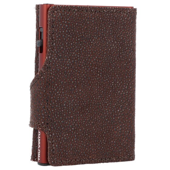 Tru Virtu Click & Slide Kreditkartenetui Geldbörse RFID Leder 6,5 cm