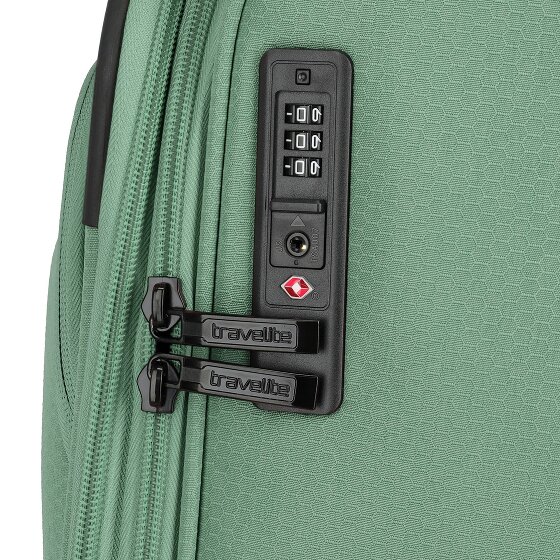Travelite Kick Off 4 Rollen Trolley M 67 cm mit Dehnfalte