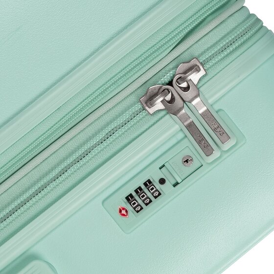 Heys Pastel 4 Rollen Trolley M 66 cm mit Dehnfalte