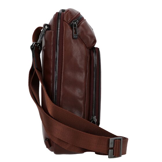 Piquadro Philip Umhängetasche Leder 27 cm