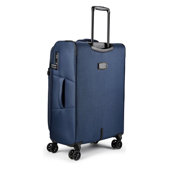 d&n Travel Line 9804 4 Rollen Trolley M 68 cm mit Dehnfalte