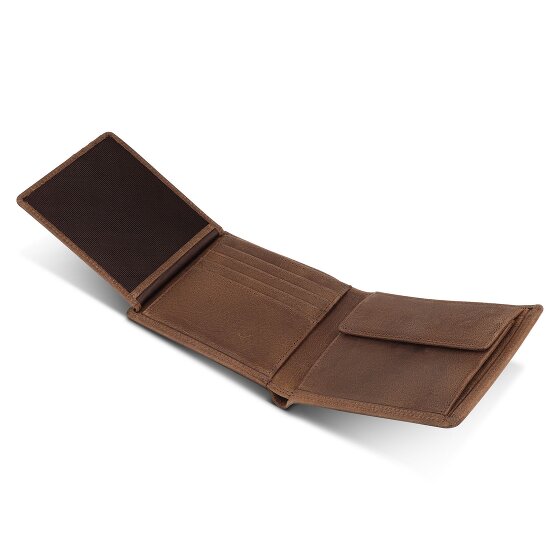 Redolz Leather Essentials QF Geldbörse RFID Leder 12 cm